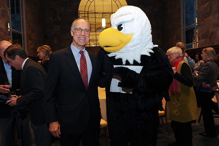 Gary Hauk poses with Swoop